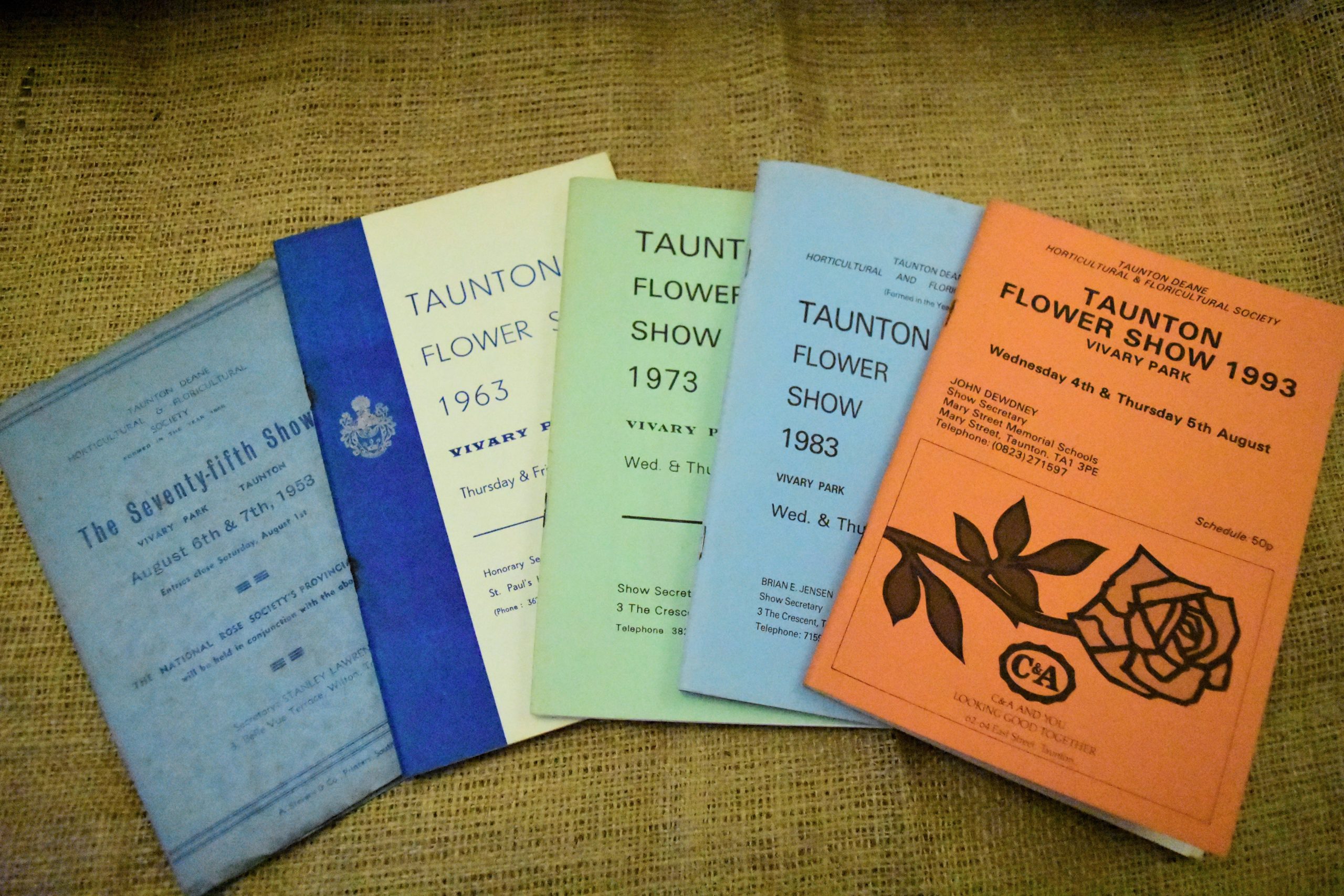 TFS programmes over the years