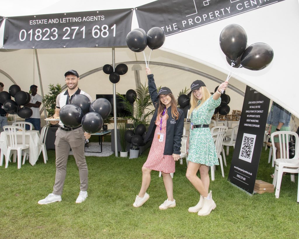 The Property Centre tent at Taunton Flower Show